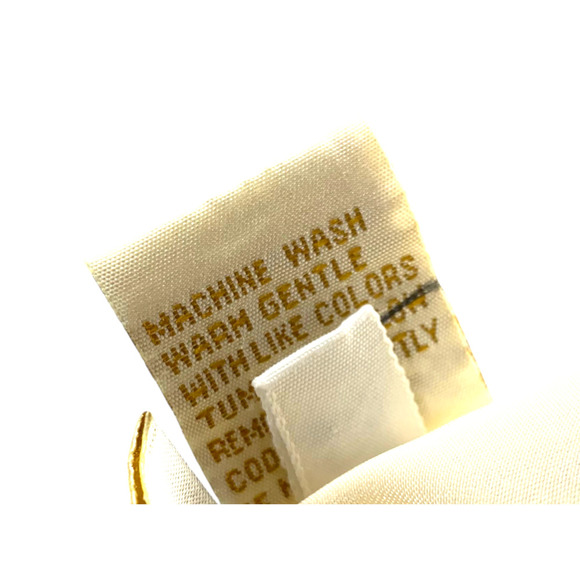 Vintage Victoria Secret Sz M/L Ivory Satin Peignoir Set Full Length Robe & Gown - Picture 11 of 11